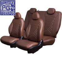 Чехлы Премиум Экокожа Байрон Президент|Жук на Haval M6 2 (2021+)