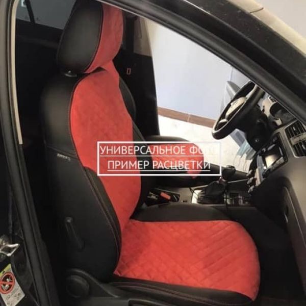 Чехлы Автопилот Алькантара Ромб на Datsun mi-Do (2014+)